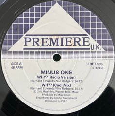 Minus One : Why? (12")