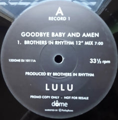 Lulu : Goodbye Baby And Amen (Remixes) (2x12", Promo)