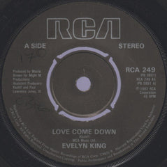 Evelyn King : Love Come Down (7", Com)