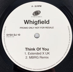 Whigfield : Think Of You (The Dance Mixes) (12", Promo)