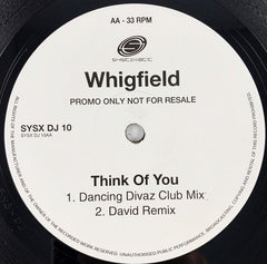 Whigfield : Think Of You (The Dance Mixes) (12", Promo)