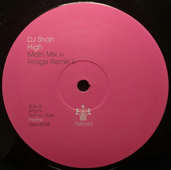 DJ Shah : High (12", Promo)