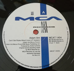 Adam Ant : Can't Set Rules About Love (12")