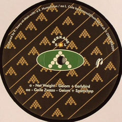 Geiom + Earlybird / Geiom + Spamchop : Net Weight / Geile Zwazo (12")