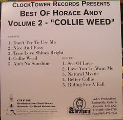 Horace Andy : Best Of Horace Andy Volume 2 - Collie Weed (LP, Comp)