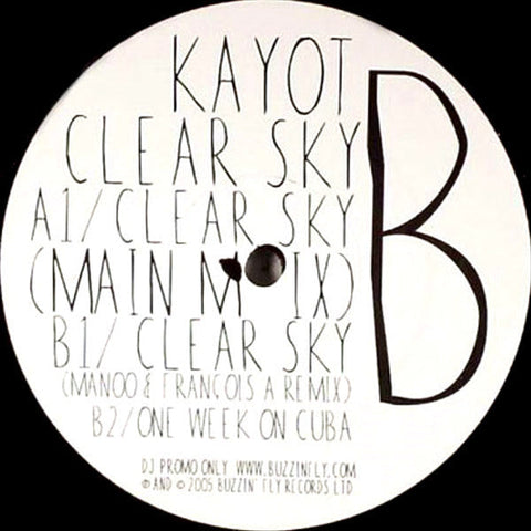 Kayot : Clear Sky (12", Promo)