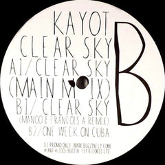 Kayot : Clear Sky (12", Promo)
