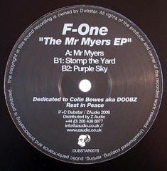 F1 (4) : The Mr Myers EP (12", EP)
