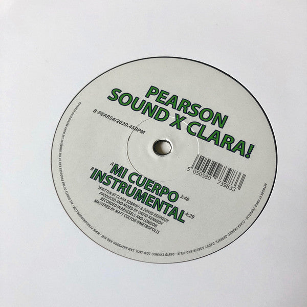 Pearson Sound X Clara! : Mi Cuerpo (10")