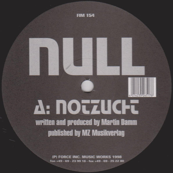 Null : Notzucht (12")