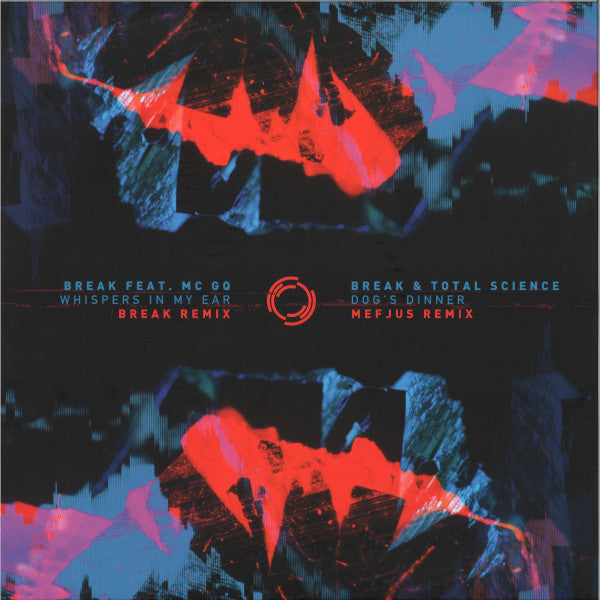Break & Total Science : Whispers In My Ear (Break Remix) / Dog's Dinner (Mefjus Remix) (12", EP)