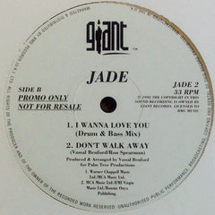 Jade (3) : I Wanna Love You (12", Promo)