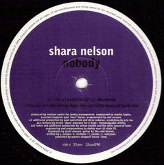 Shara Nelson : Nobody (12", Single)