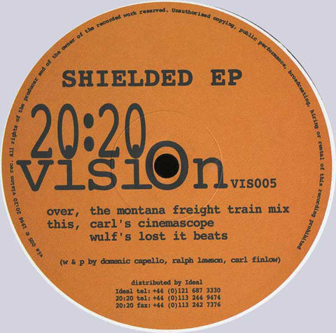 Carl A. Finlow, Ralph Lawson & Domenic Capello* : Shielded EP (12", EP)