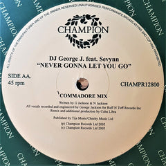 DJ George J : Never Gonna Let You Go (12")