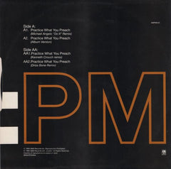 Barry White : Practice What You Preach (R 'n' B Mixes) (12", Promo)