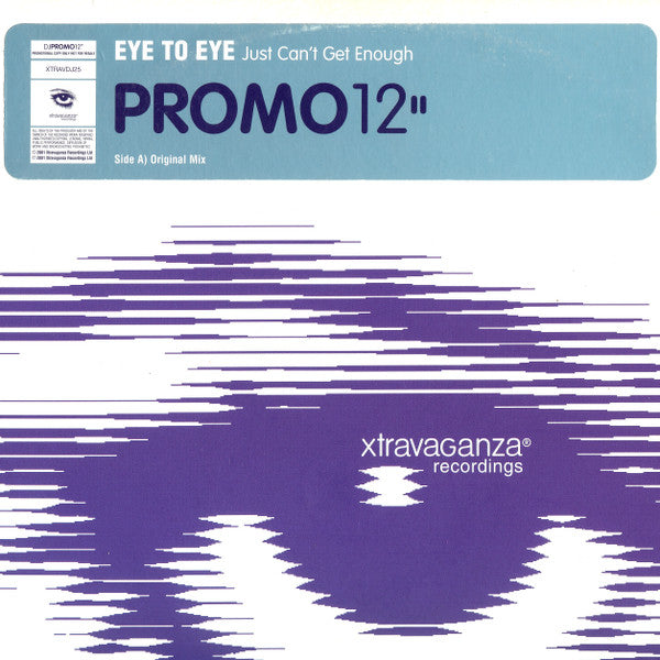 Eye To Eye Featuring Taka Boom : Just Can't Get Enough (No No No No) (12", S/Sided, Promo, W/Lbl, Sti)