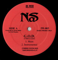 Nas : G.O.D. / The Cross (12", Promo)