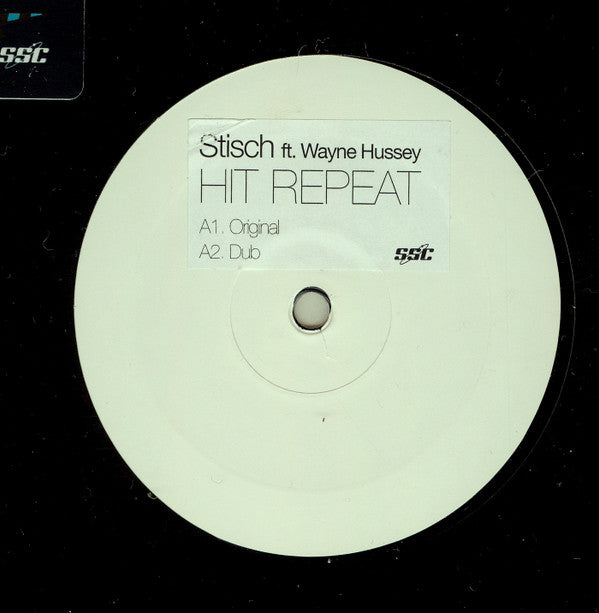 Stisch ft. Wayne Hussey : Hit Repeat (12", W/Lbl)