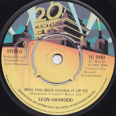 Leon Haywood : Don't Push It Don't Force It (7", Single)