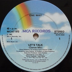 One Way : Let's Talk (Parts 1 & 2) (12")