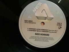 Nick Howard (2) : Everybody Needs Somebody (12", Single)