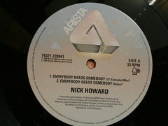 Nick Howard (2) : Everybody Needs Somebody (12", Single)