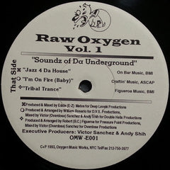 Various : Raw Oxygen Vol. 1 (Soundz Of Da Underground) (12")