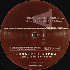 Jennifer Lopez : Jenny From The Block (12")