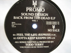 Sound Design : Back From The Dead E.P Vol. 1 (12", EP, Promo)
