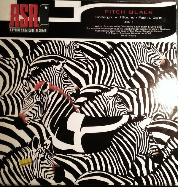 Pitch Black (2) : Underground Sound / Feel It, Do It (12", Dis)