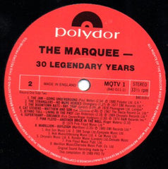 Various : The Marquee - 30 Legendary Years (2xLP, Comp)