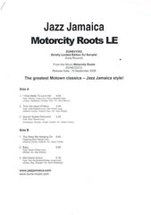 Jazz Jamaica : Motorcity Roots (12", Ltd, Smplr)
