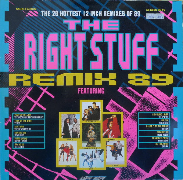 Various : The Right Stuff Remix 89 (2xLP, Comp, Gat)