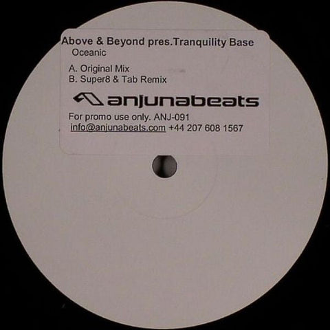 Above & Beyond Pres. Tranquility Base : Oceanic (12", Promo, W/Lbl, Sti)