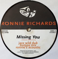 Ronnie Richards : Missing You (12")