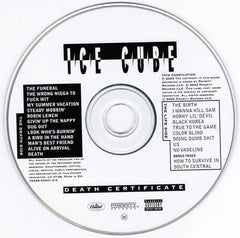 Ice Cube : Death Certificate (CD, Album, RE, RM)