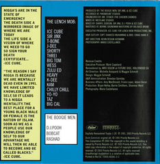 Ice Cube : Death Certificate (CD, Album, RE, RM)