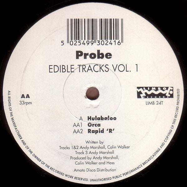 Probe : Edible Tracks Vol. 1 (12")