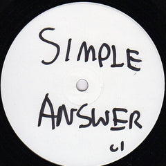 Verbos* : Only A Danger To Myself (12", Promo, W/Lbl)
