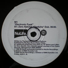 M1 : Electronic Funk (12", Promo)