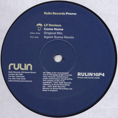Lil' Devious : Come Home (12", Promo)