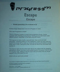 Escape (4) : Escape (12", Promo, W/Lbl)