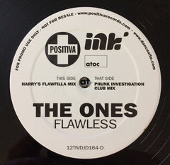 The Ones : Flawless (2x12", Promo)