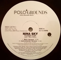 Nina Sky Featuring Rick Ross : Curtain Call (12")