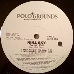 Nina Sky Featuring Rick Ross : Curtain Call (12")