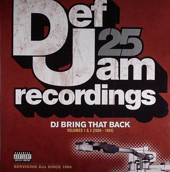 Various : Def Jam 25 (DJ Bring That Back) (Volumes 1 & 2) (2008 - 1984) (4xLP, Comp, Gat)