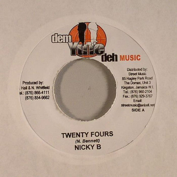 Nicky B : Twenty Fours (7")