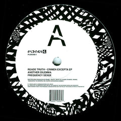 Reade Truth : Crimen Excepta EP (12", EP)