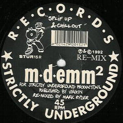 M-D-Emm : Splif Up & Chill Out (Remix) (12", S/Sided, Etch, Ltd)